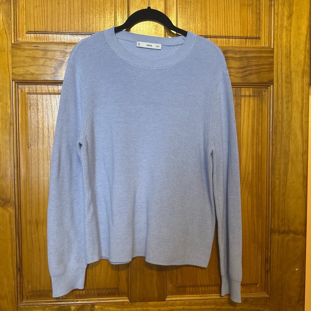 Mango Lilac Crewneck Sweater